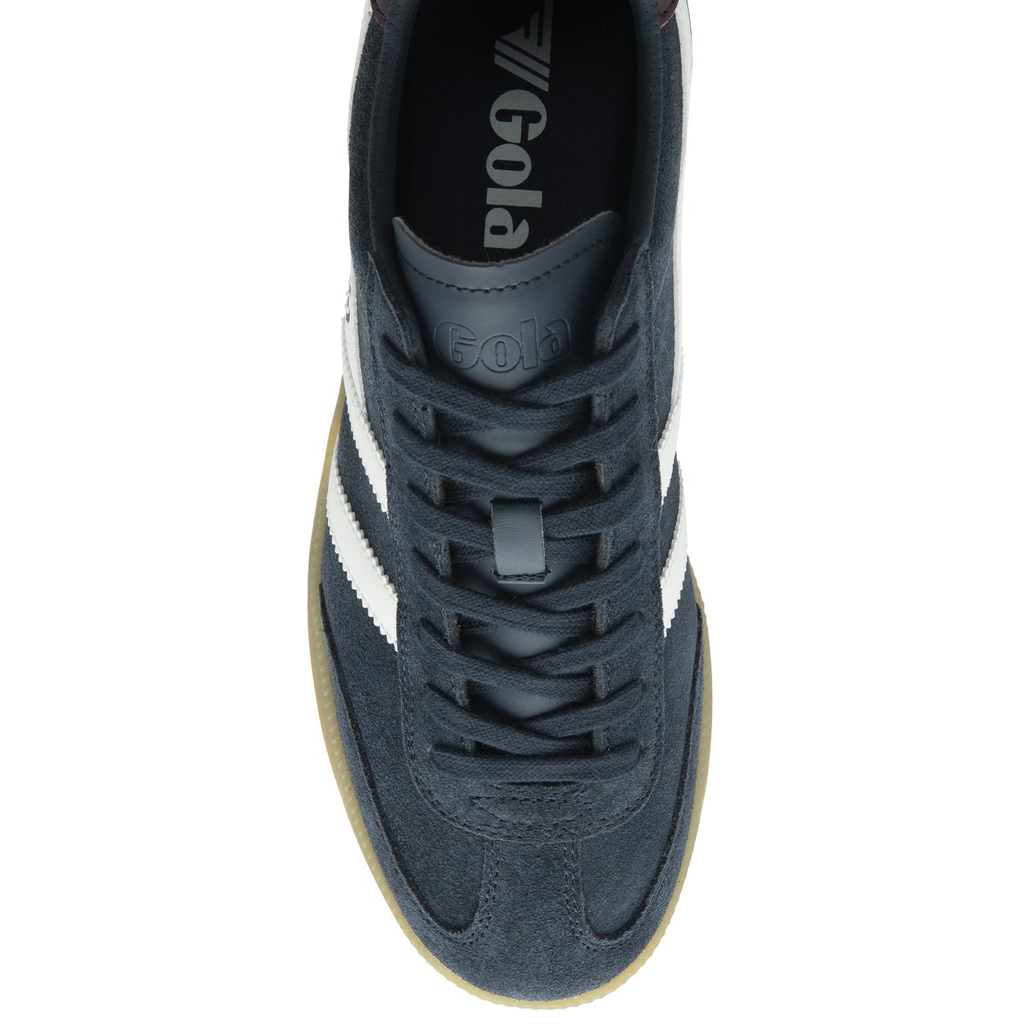 GOLA - Basket VIPER - Daim - Navy/white/burgundy