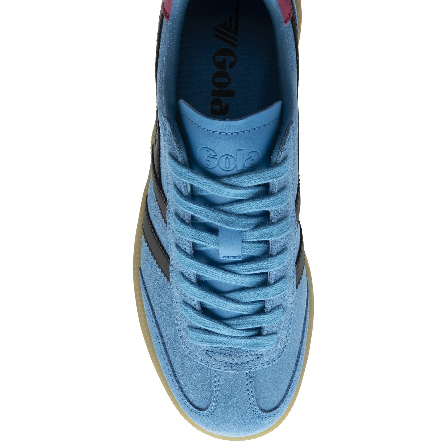 GOLA - Basket VIPER - Daim - Santorini/black/fuchsia