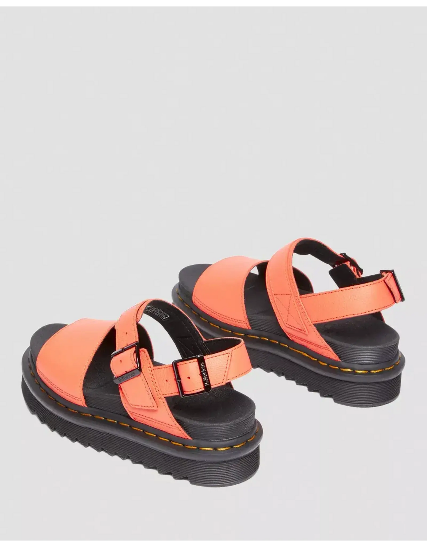 DR. MARTENS - Sandales VOSS - Cuir - Corail