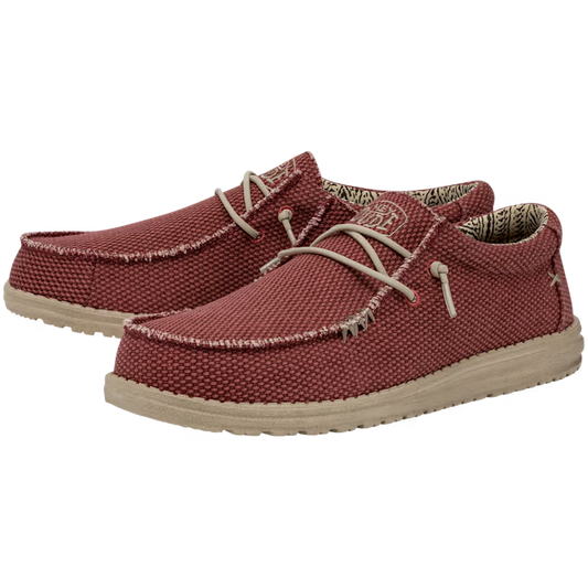 HEY DUDE - Sneaker WALLY BRAIDED - Pompeian Red