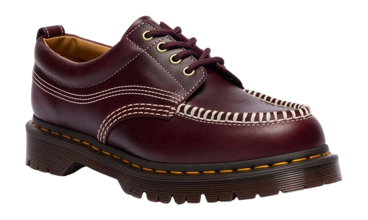 DR. MARTENS - Chaussures à lacets LOWELL - Cherry red