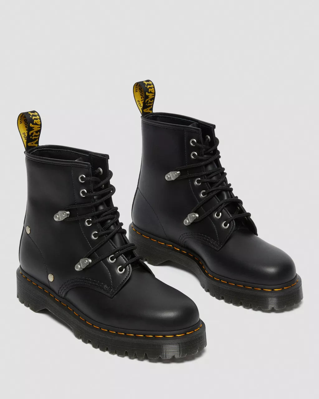 DR. MARTENS - Bottines 1460 BEX STUD - Cuir - Noir