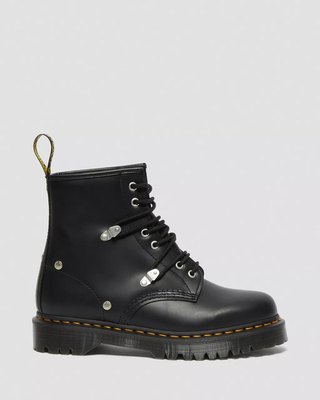 DR. MARTENS - Bottines 1460 BEX STUD - Cuir - Noir
