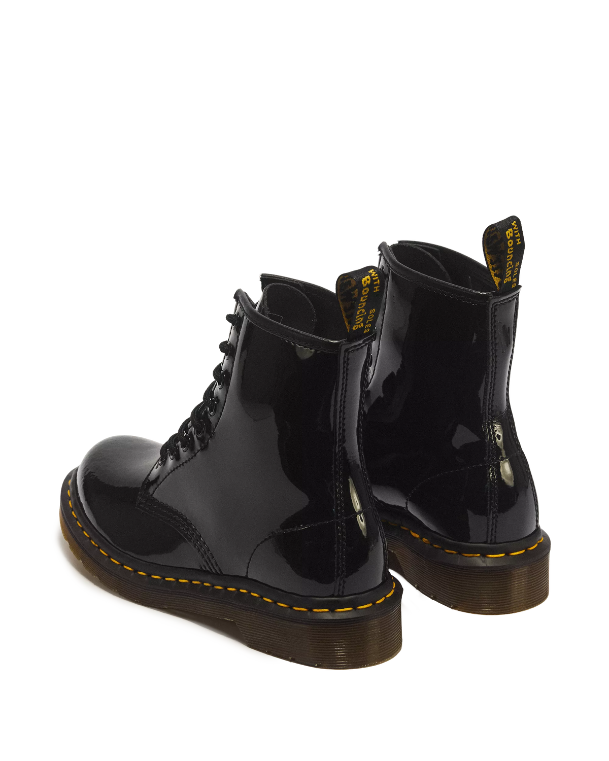 DR. MARTENS - Bottines 1460 vernies FLUO - Noir