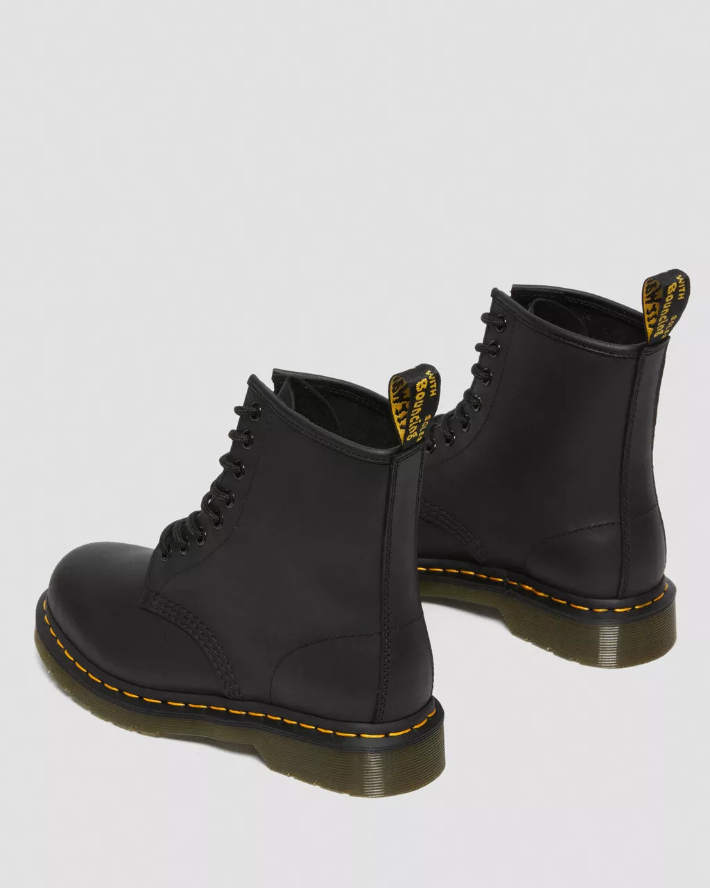 DR. MARTENS - Bottines 1460 GREASY - Noir