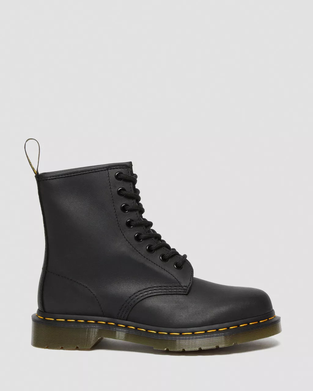 DR. MARTENS - Bottines 1460 GREASY - Noir