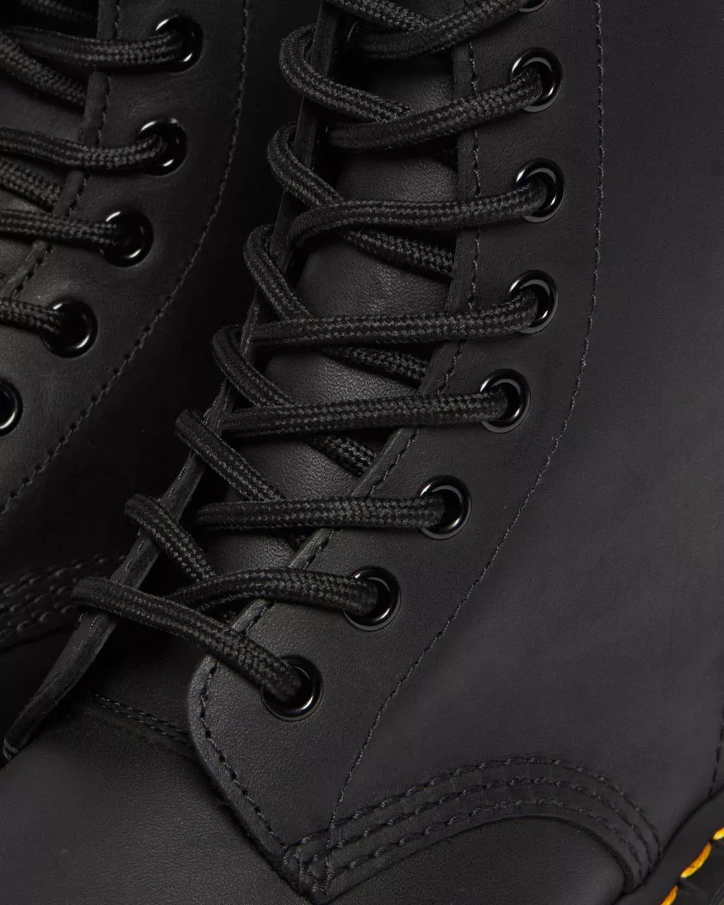 DR. MARTENS - Bottines 1460 GREASY - Noir