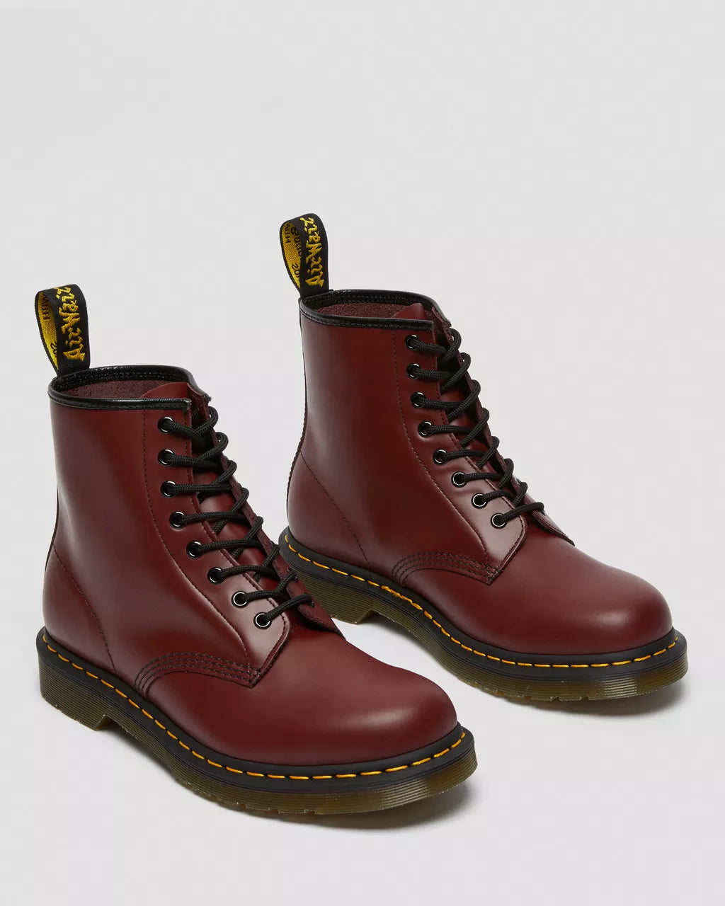 DR. MARTENS - Bottines 1460Z - Cuir smooth - Rouge cerise