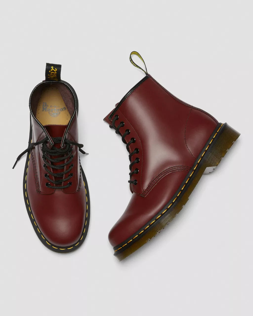 DR. MARTENS - Bottines 1460Z - Cuir smooth - Rouge cerise