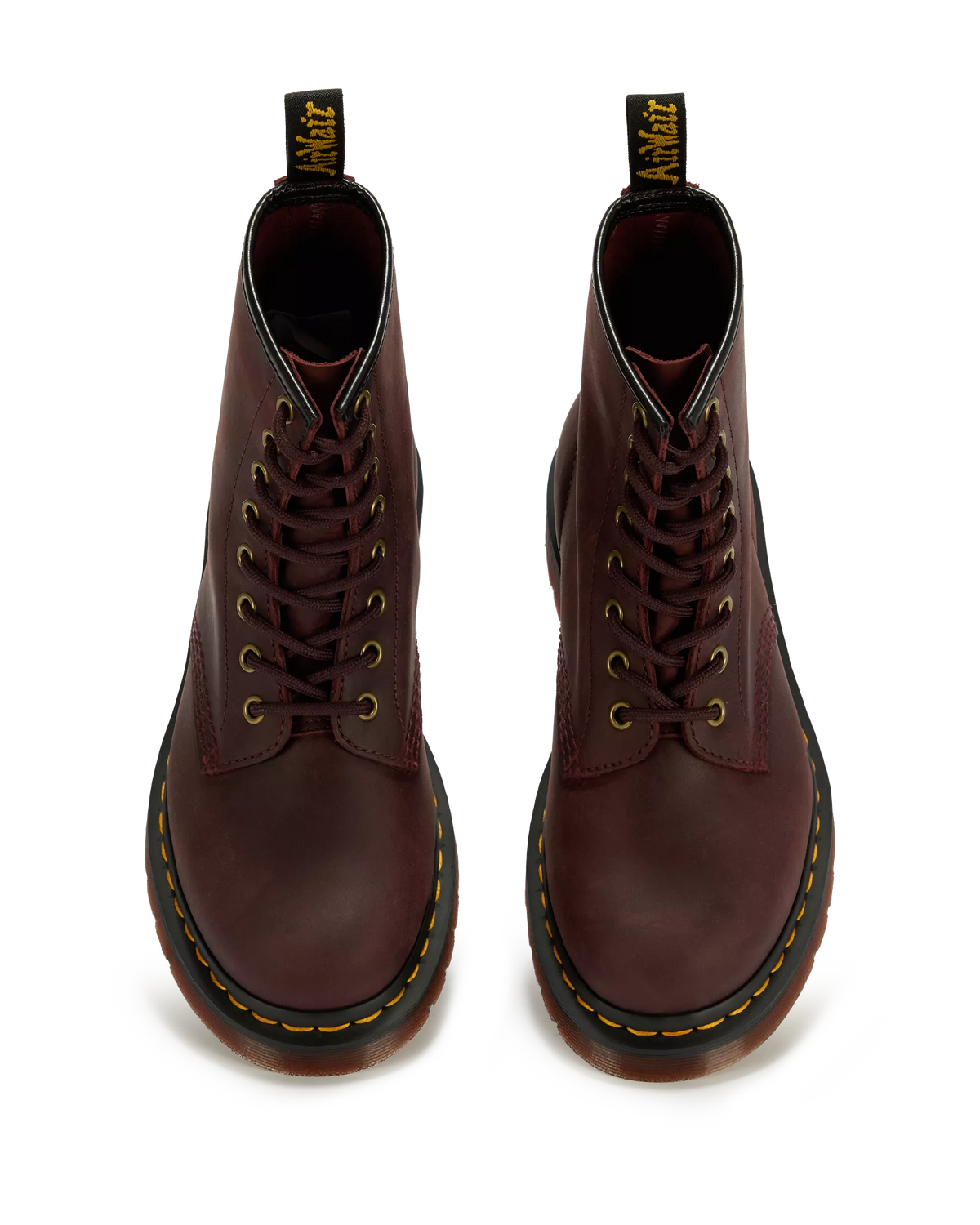 DR. MARTENS - Bottines 1460 - Crazy Horse - Cherry red