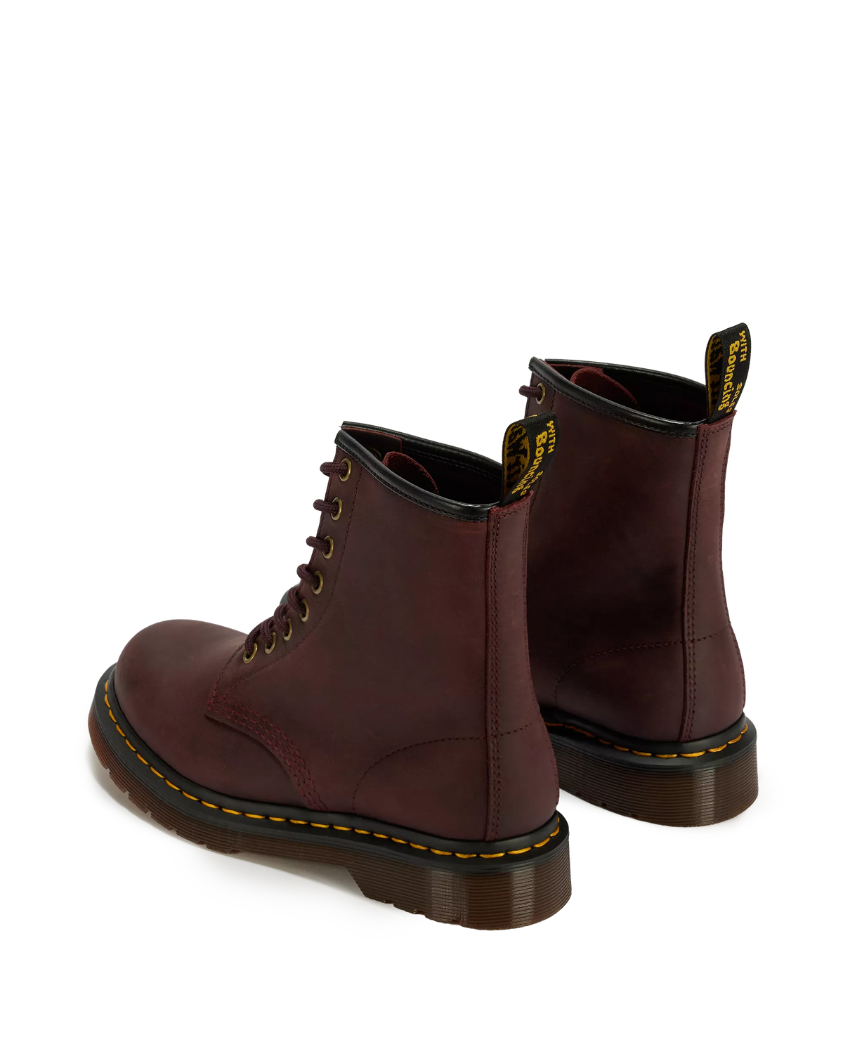 DR. MARTENS - Bottines 1460 - Crazy Horse - Cherry red