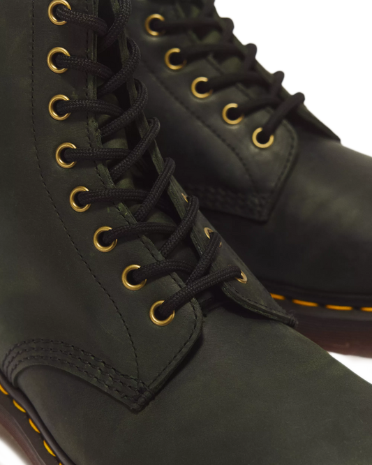DR. MARTENS - Bottines 1460 - Crazy Horse - Green