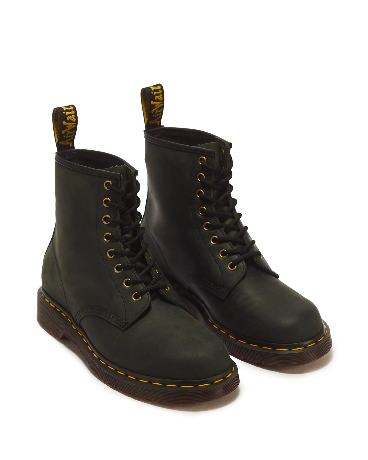DR. MARTENS - Bottines 1460 - Crazy Horse - Green