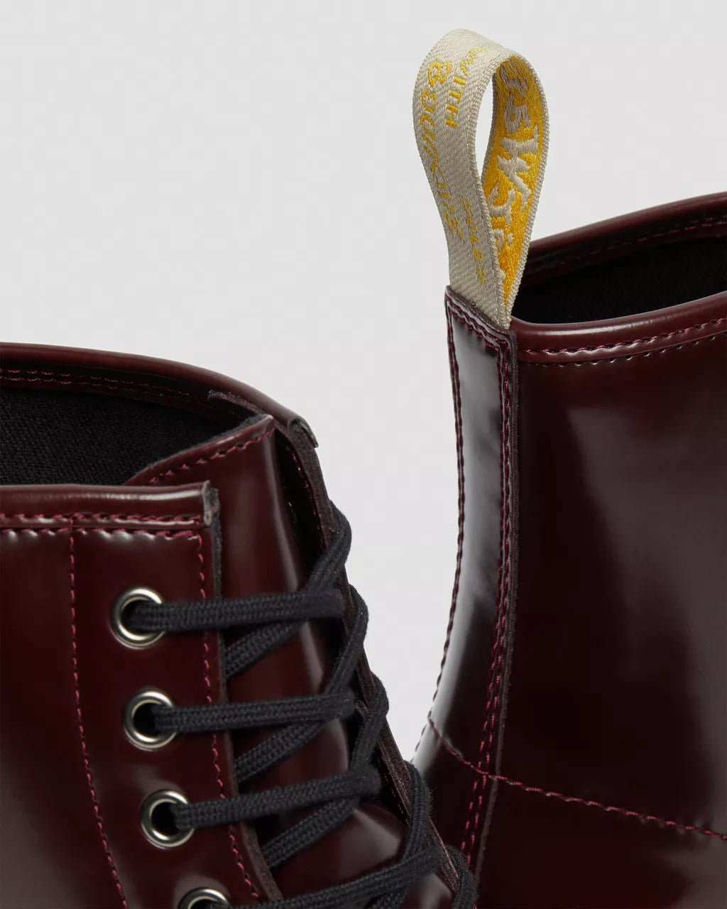 DR. MARTENS - Bottines 1460 Z VEGAN - Rouge cerise