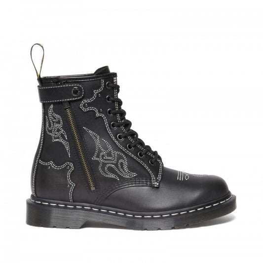 DR. MARTENS - Bottines 1460 GA - Cuir - Noir