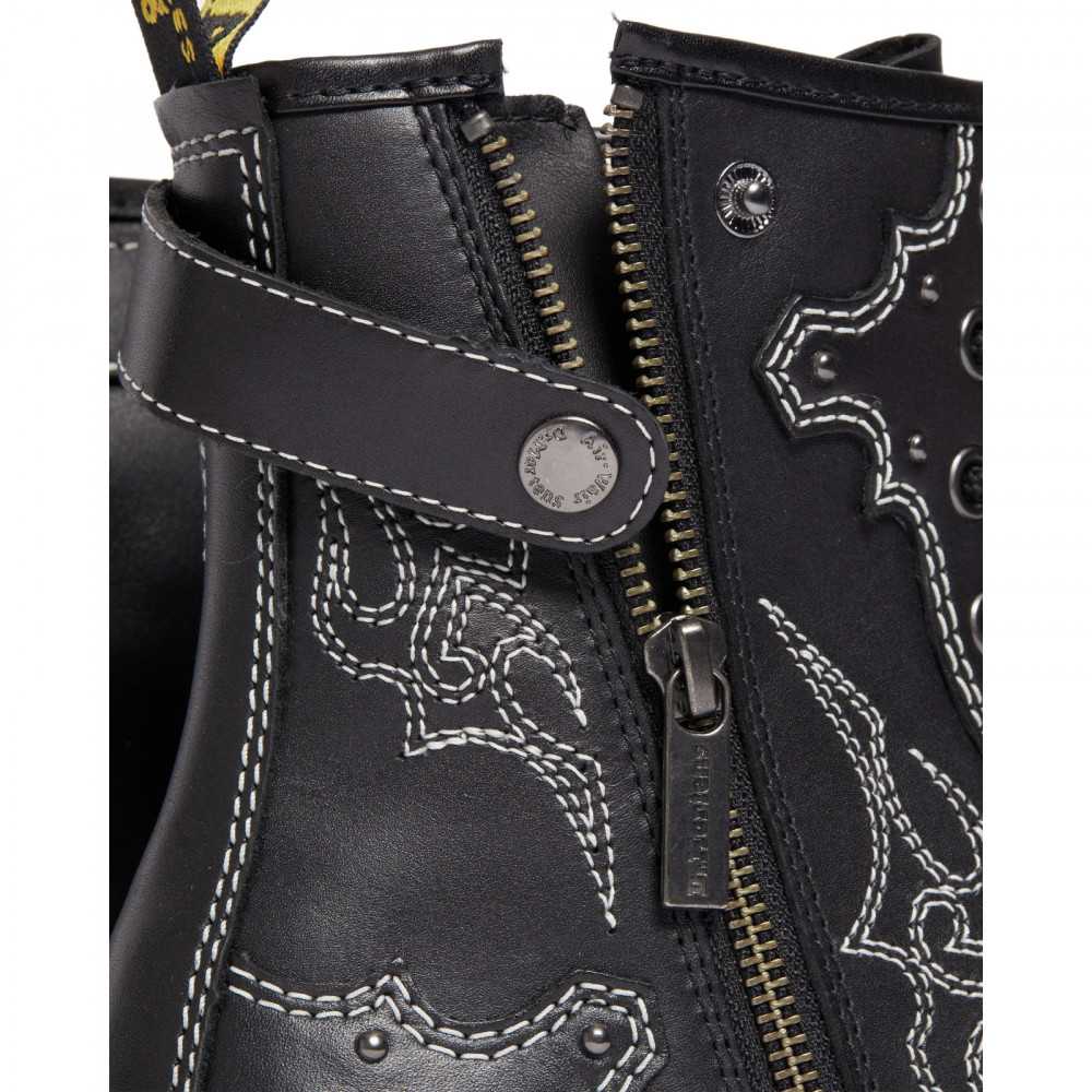 DR. MARTENS - Bottines1460 GA - Cuir - Noir