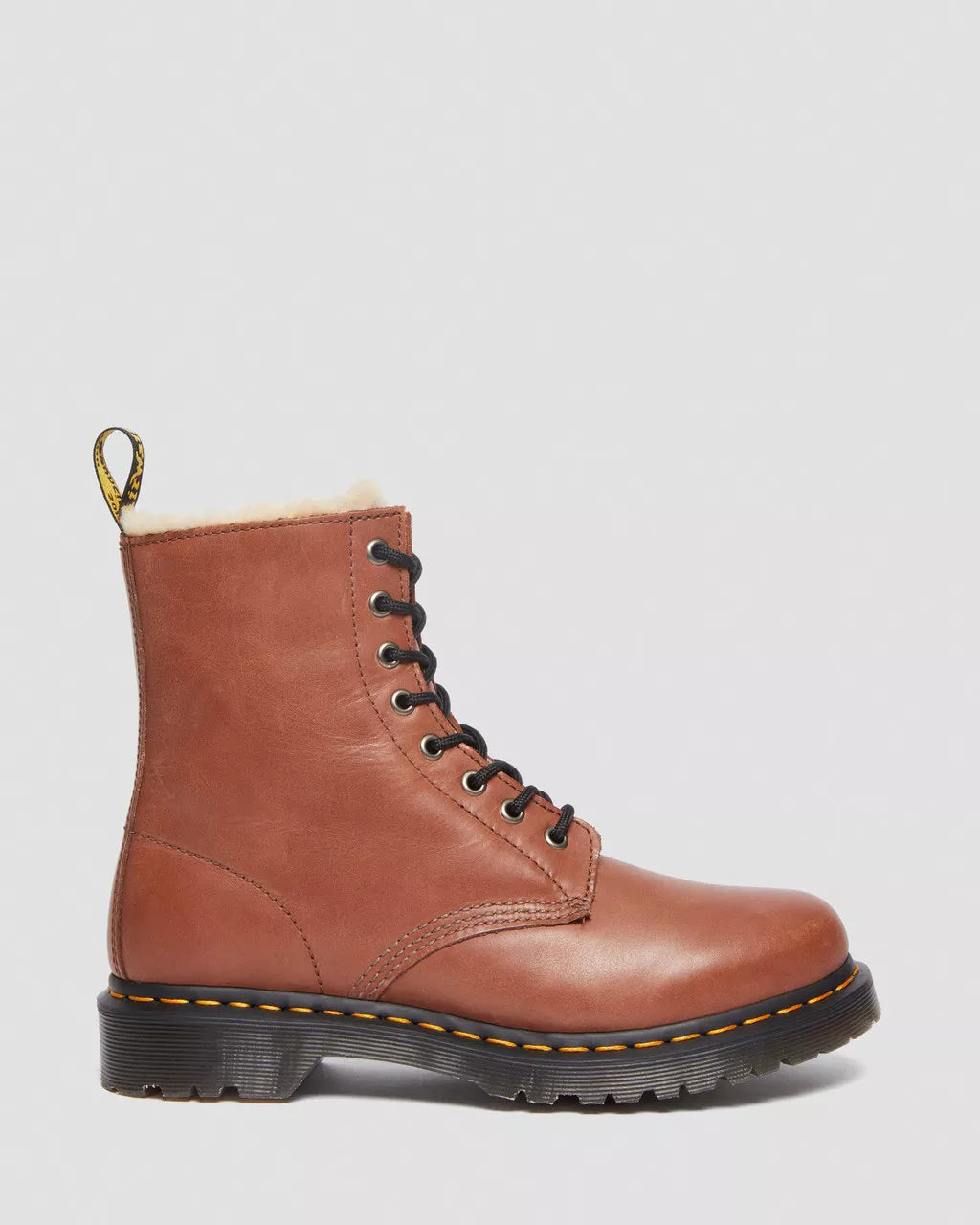 DR. MARTENS - Bottines 1460 SERENA - Cuir - Camel