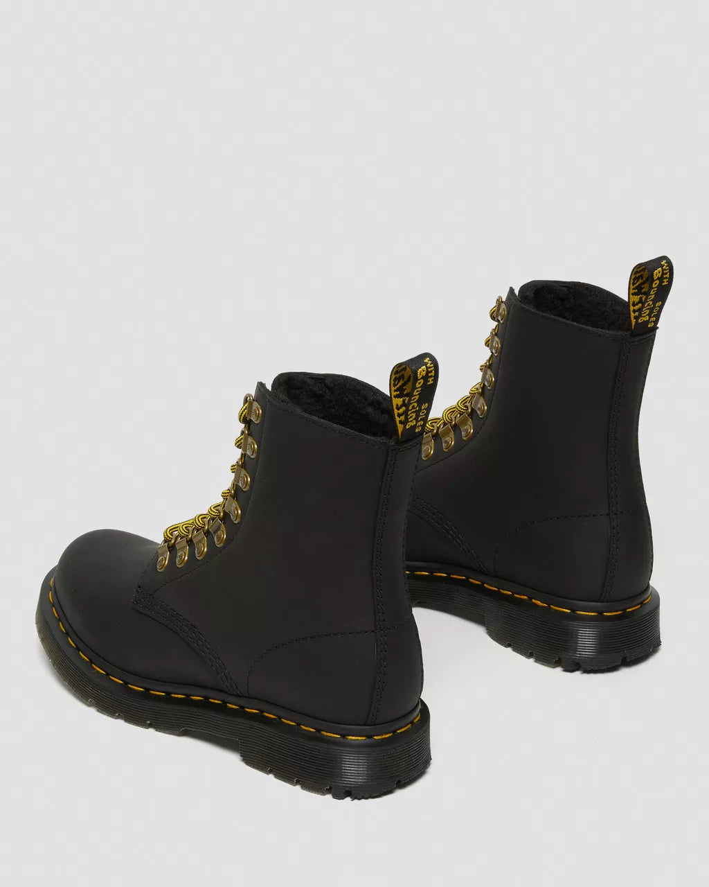 DR. MARTENS - Bottines 1460 COLLAR DM'S Wintergrip - Noir