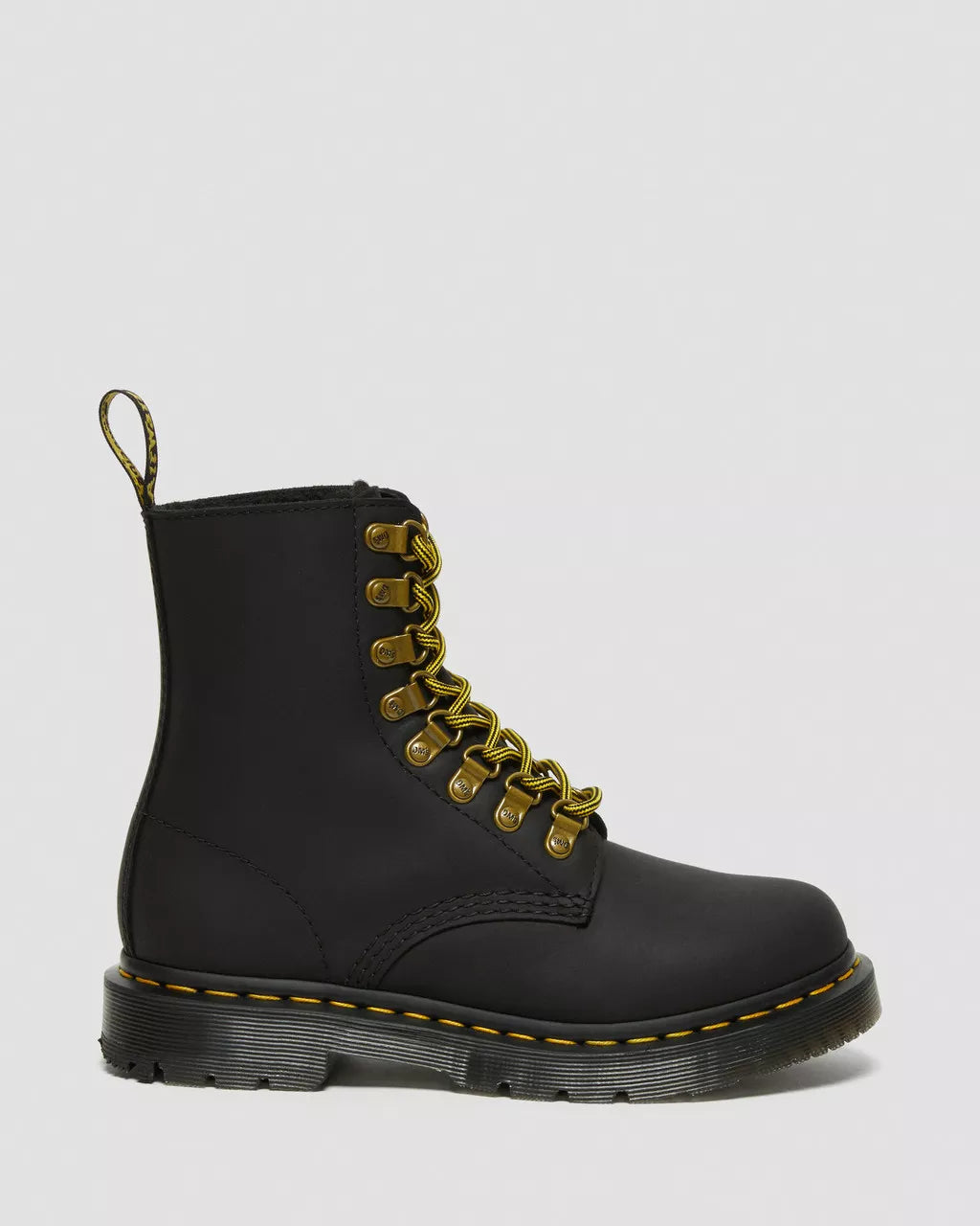 DR. MARTENS - Bottines 1460 COLLAR DM'S Wintergrip - Noir
