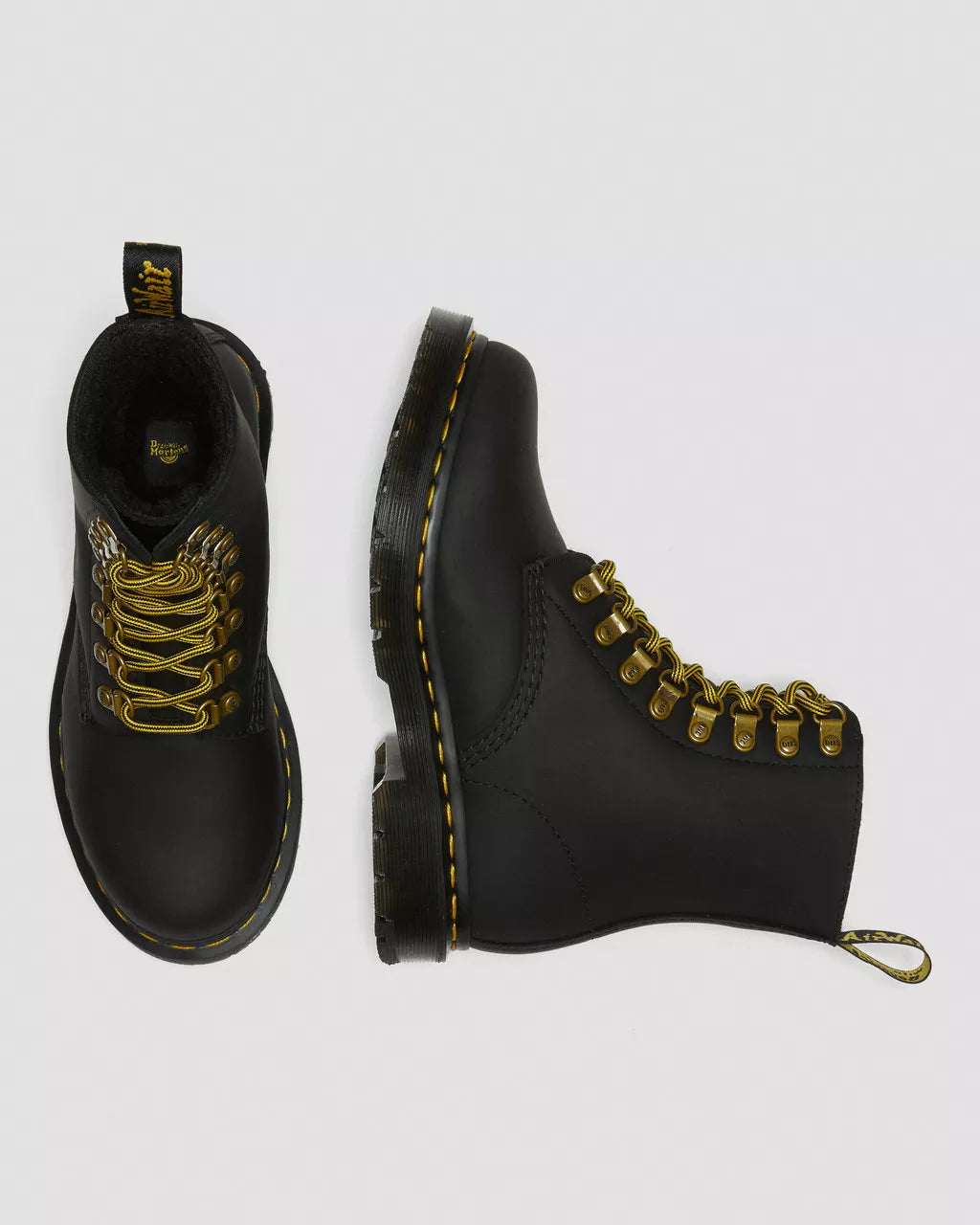 DR. MARTENS - Bottines 1460 COLLAR DM'S Wintergrip - Noir