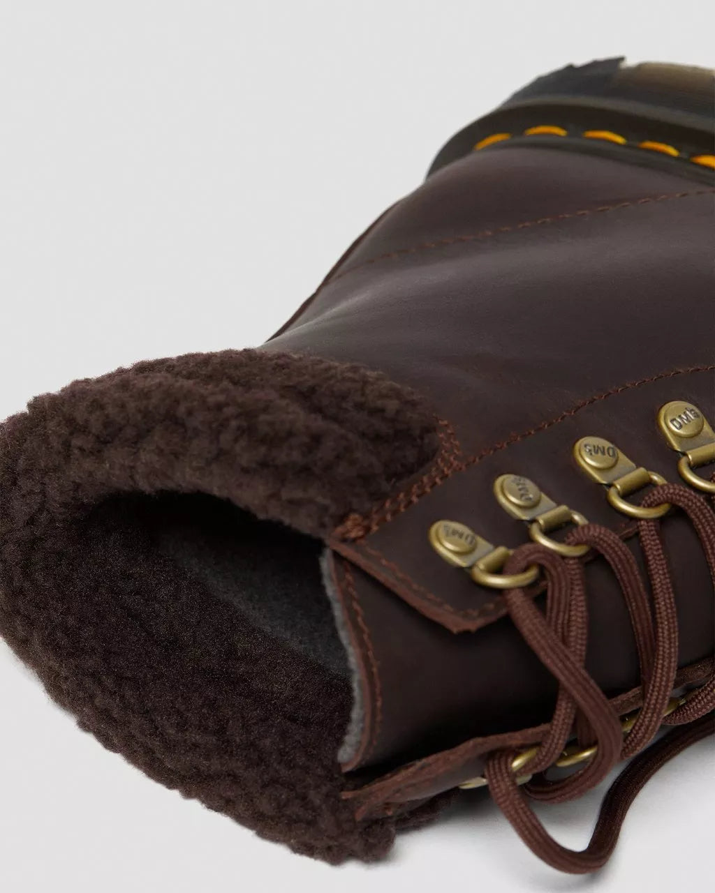 DR. MARTENS - Bottines 1460 COLLAR DM'S Wintergrip - Cacao
