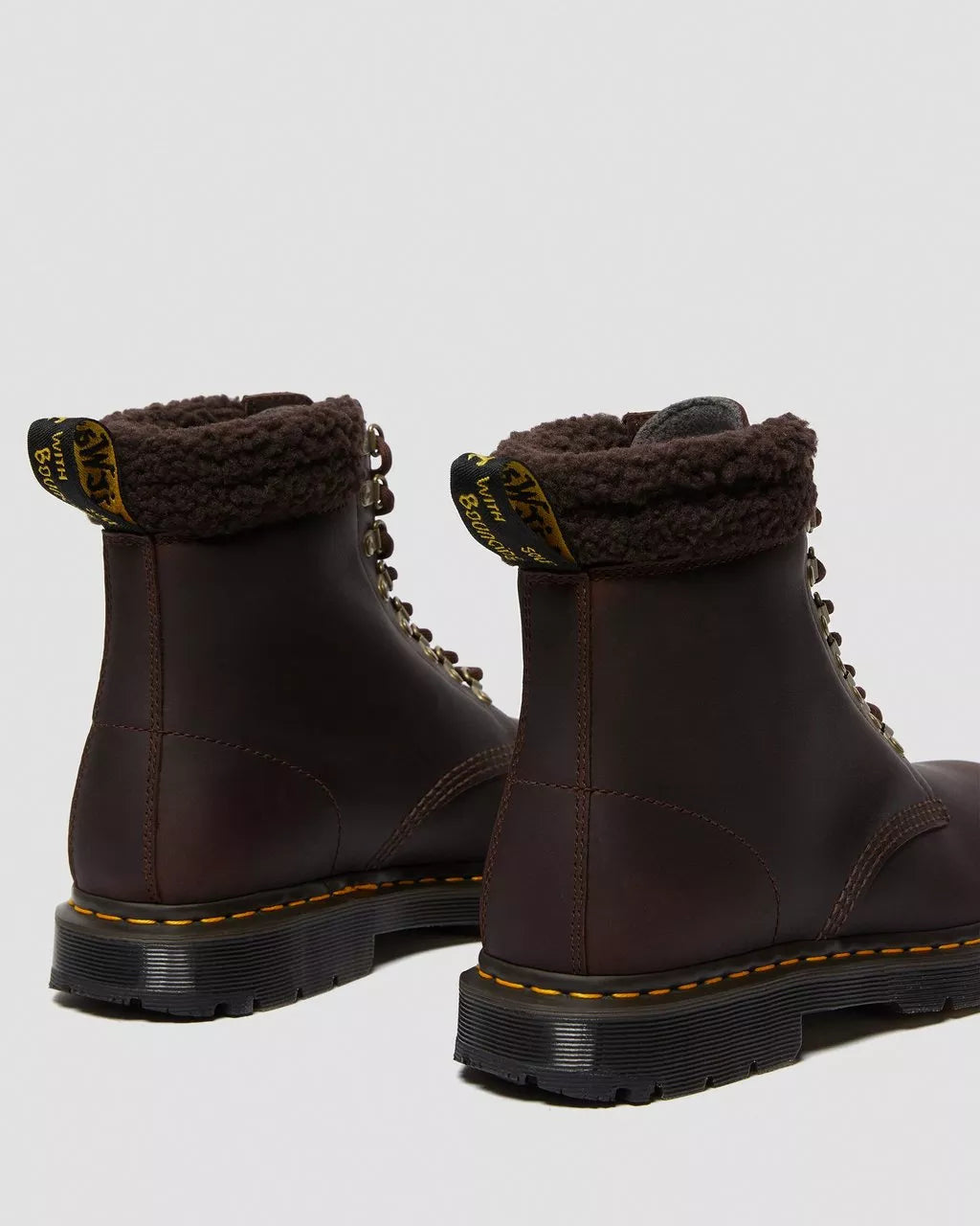 DR. MARTENS - Bottines 1460 COLLAR DM'S Wintergrip - Cacao