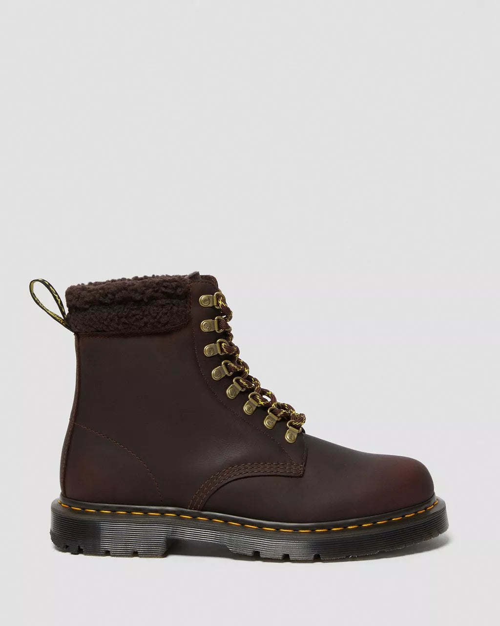 DR. MARTENS - Bottines 1460 COLLAR DM'S Wintergrip - Cacao