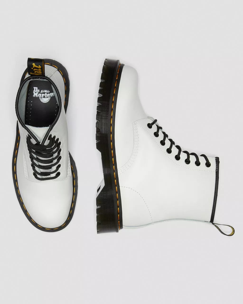 DR. MARTENS - Bottines 1460 Z BSM - Cuir smooth - Blanc