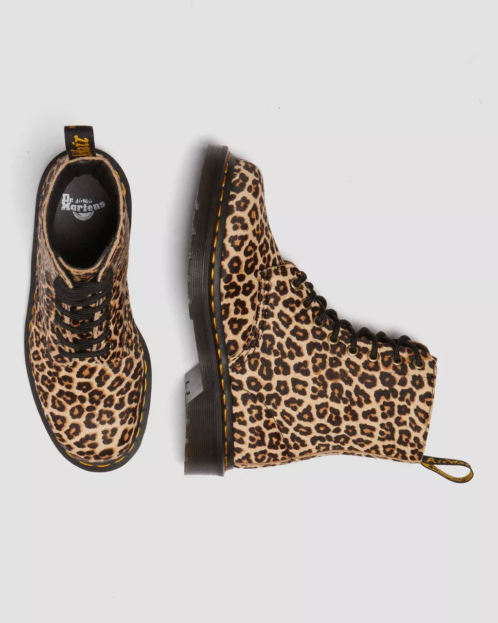 DR. MARTENS - Bottines 1460 Z LEOPARD - Noir