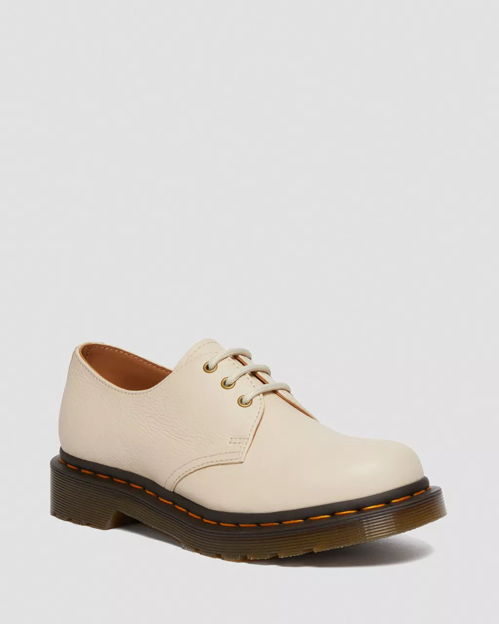 DR. MARTENS - Chaussures à lacets 1461 W VIRGINIA - Beige
