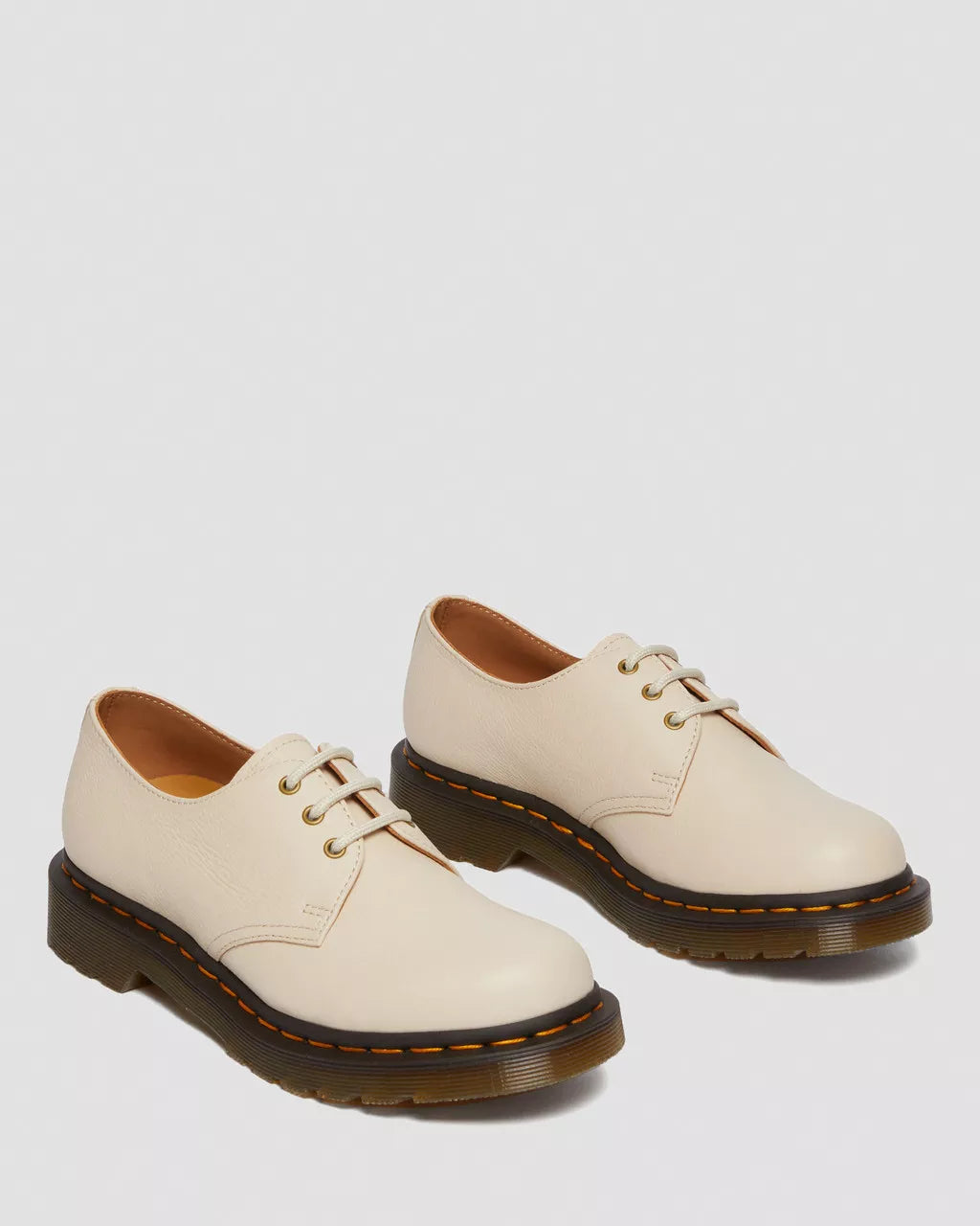 DR. MARTENS - Chaussures à lacets 1461 W VIRGINIA - Beige
