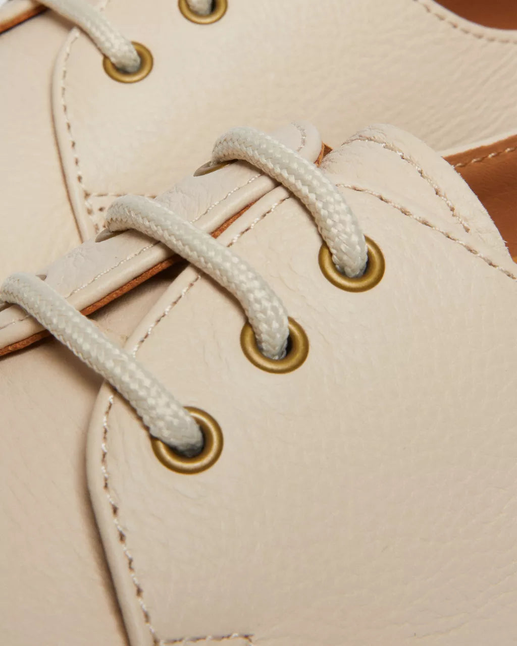 DR. MARTENS - Chaussures à lacets 1461 W VIRGINIA - Beige