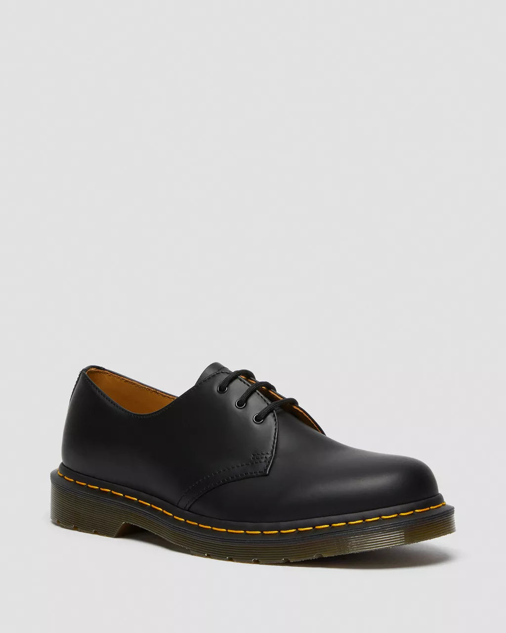 DR. MARTENS - Chaussures à lacets 1461 BSM R - Cuir smooth - Noir