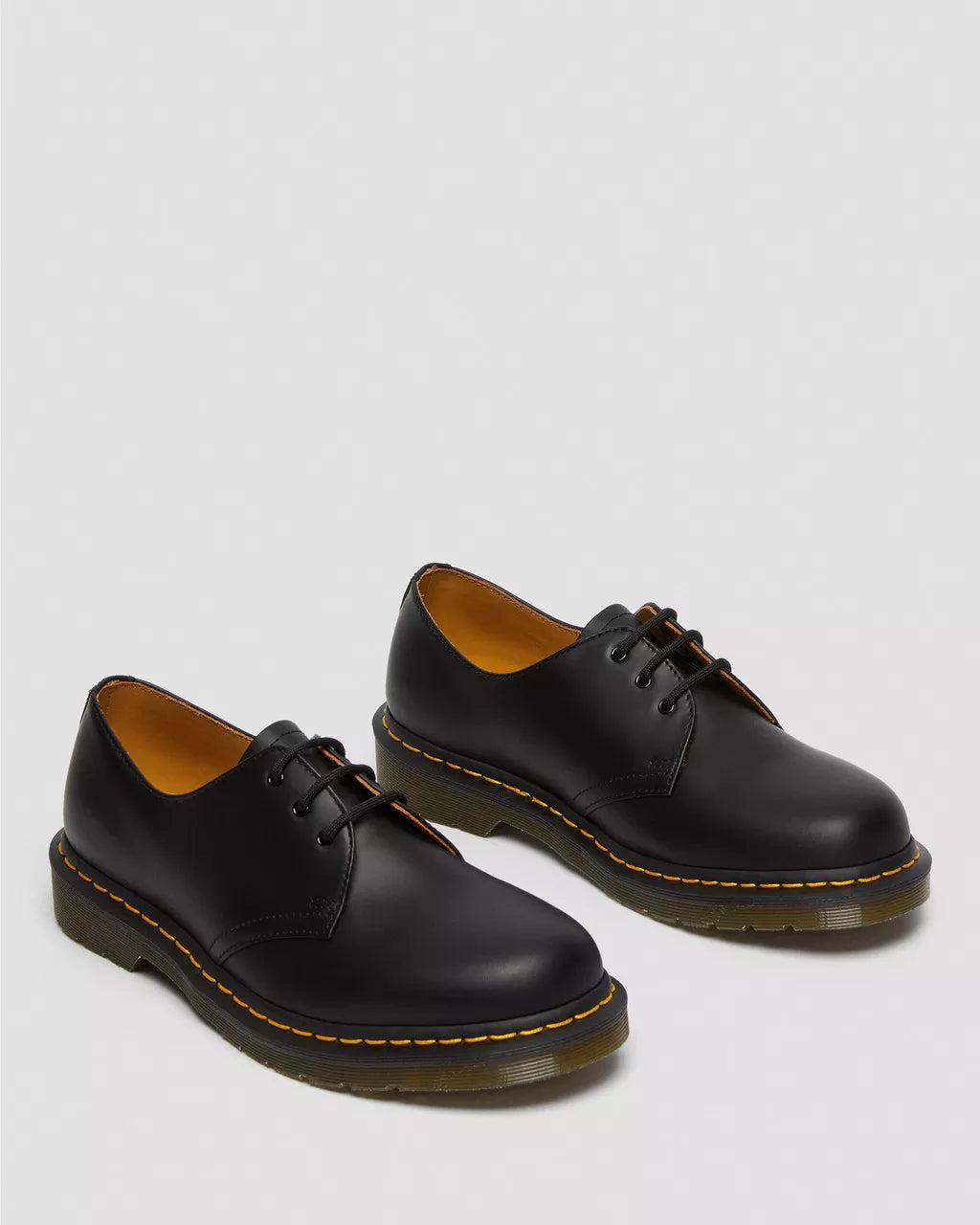 DR. MARTENS - Chaussures à lacets 1461 BSM R - Cuir smooth - Noir