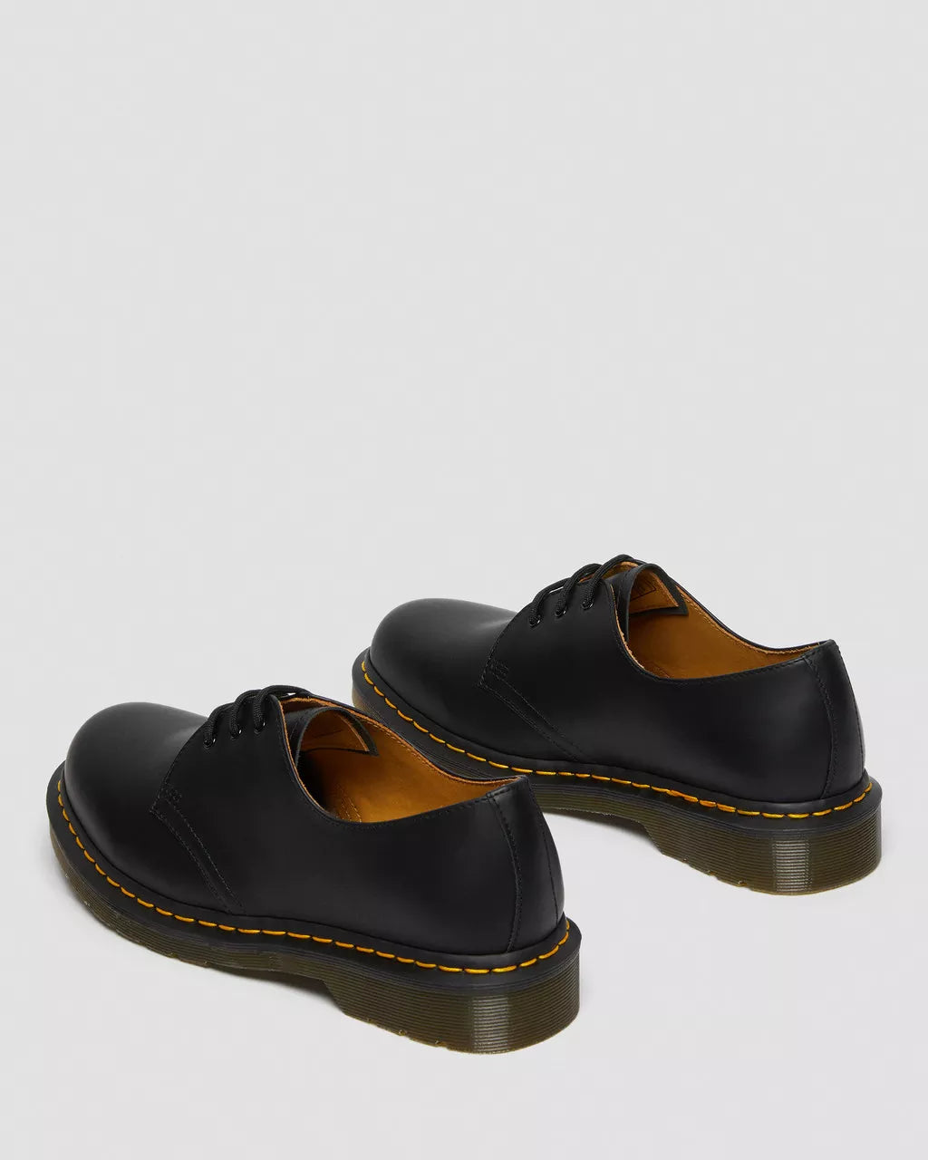 DR. MARTENS - Chaussures à lacets 1461 BSM R - Cuir smooth - Noir