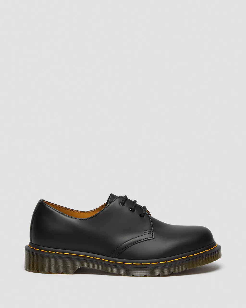 DR. MARTENS - Chaussures à lacets 1461 BSM R - Cuir smooth - Noir