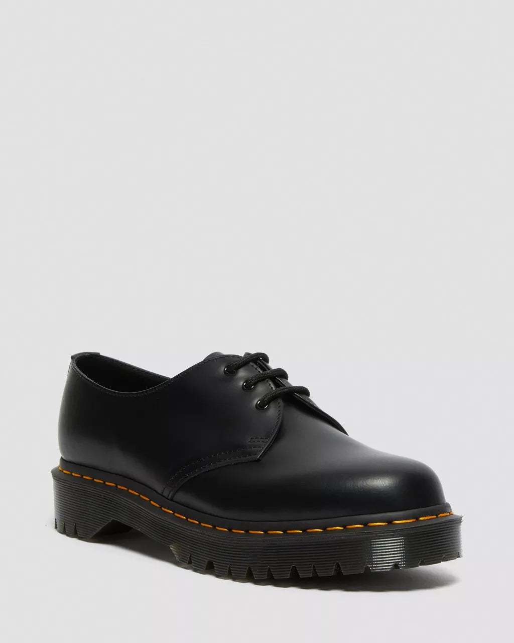 DR. MARTENS - Chaussures à lacets 1461 BSM - Cuir smooth - Noir
