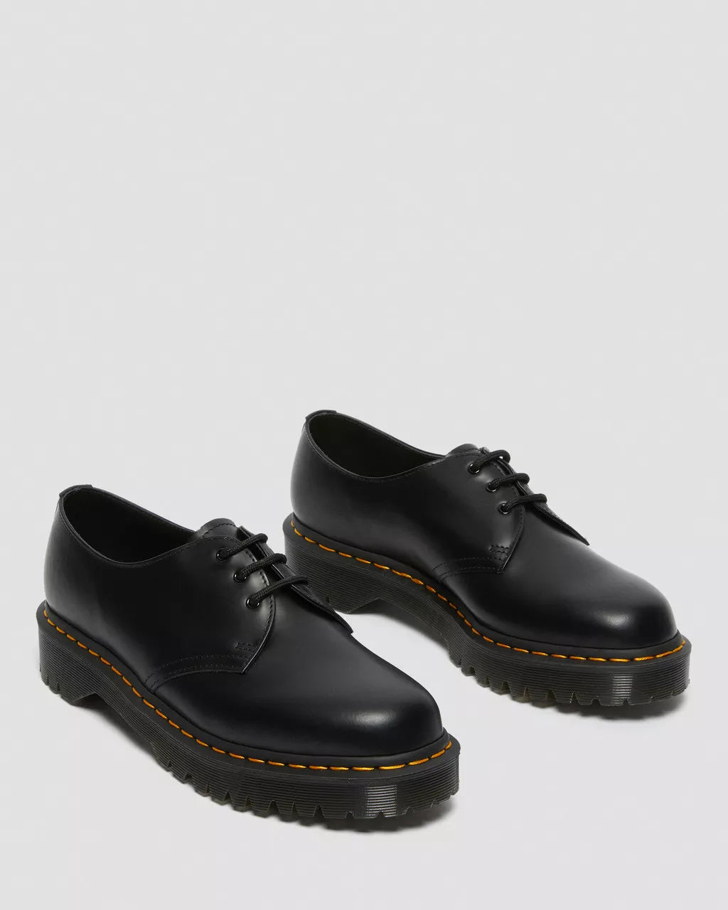 DR. MARTENS - Chaussures à lacets 1461 BSM - Cuir smooth - Noir