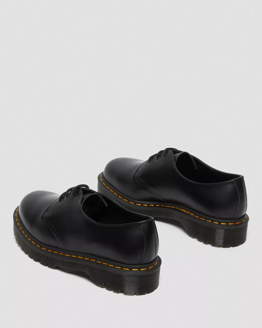 DR. MARTENS - Chaussures à lacets 1461 BSM - Cuir smooth - Noir
