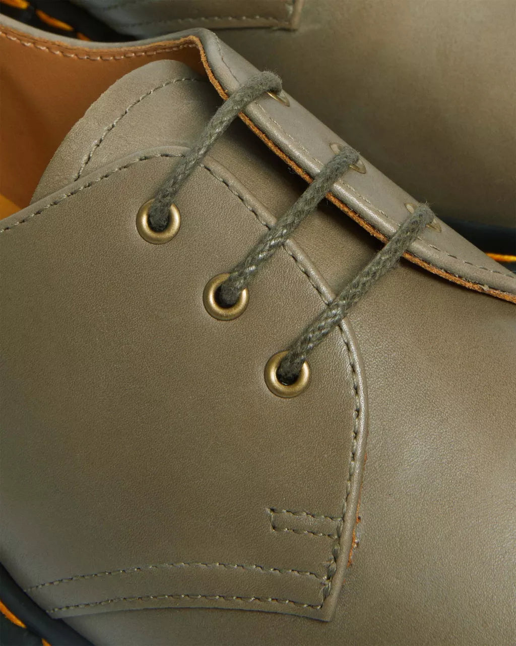 DR. MARTENS - Chaussures à lacets 1461 CARRARA - Olive