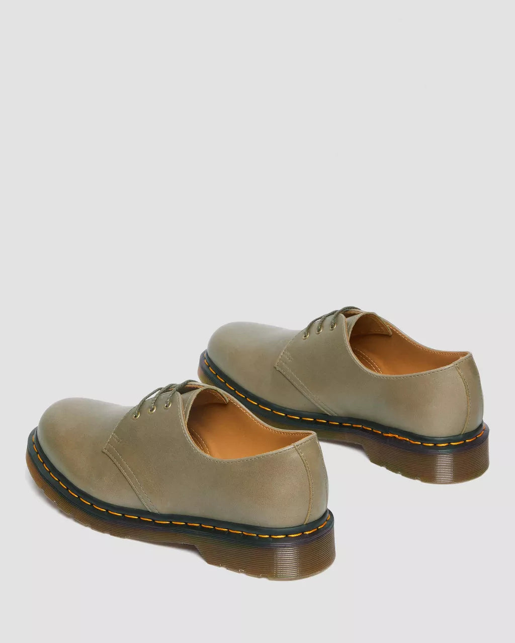 DR. MARTENS - Chaussures à lacets 1461 CARRARA - Olive
