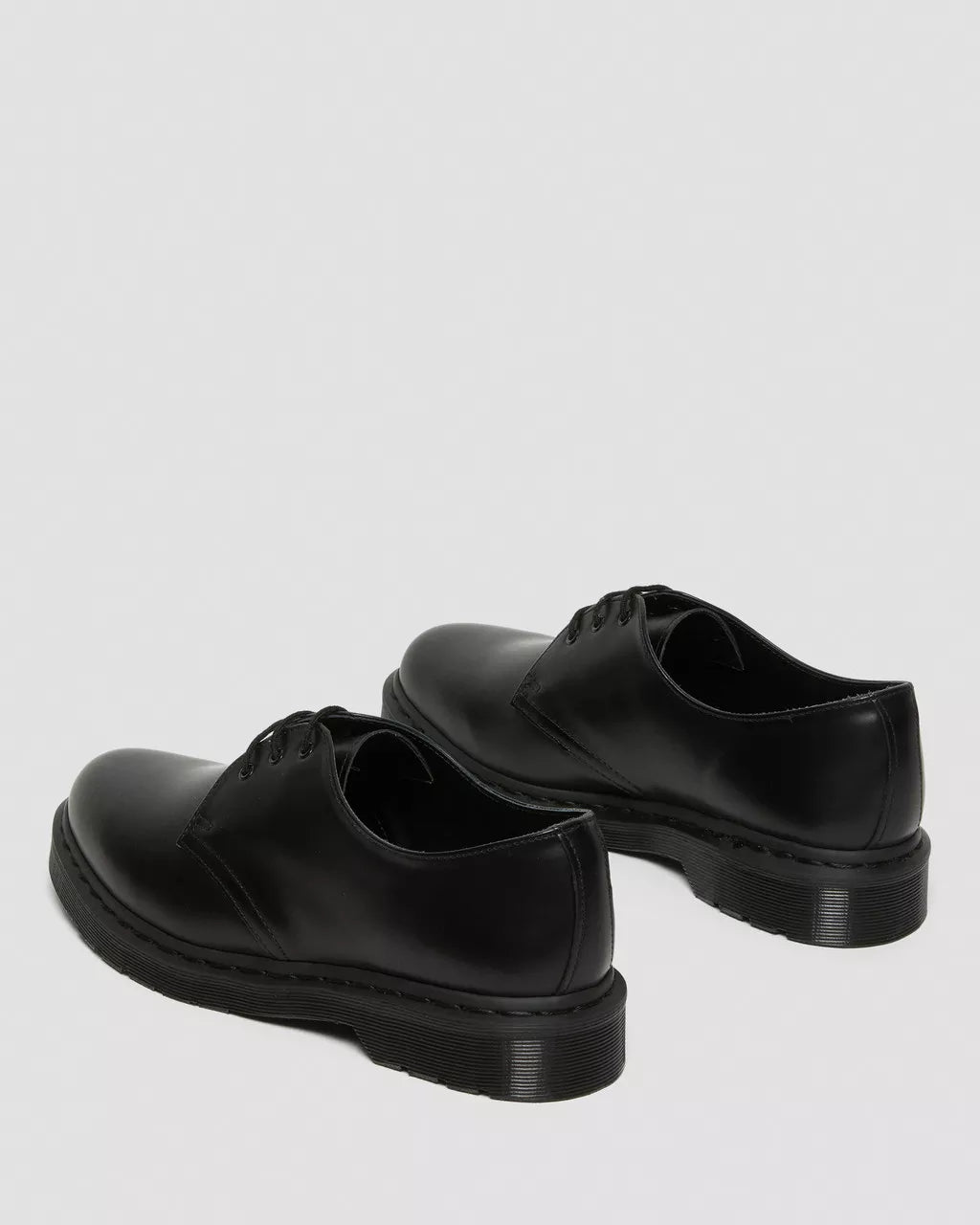DR. MARTENS - Chaussures à lacets 1461 - Cuir smooth - Mono noir