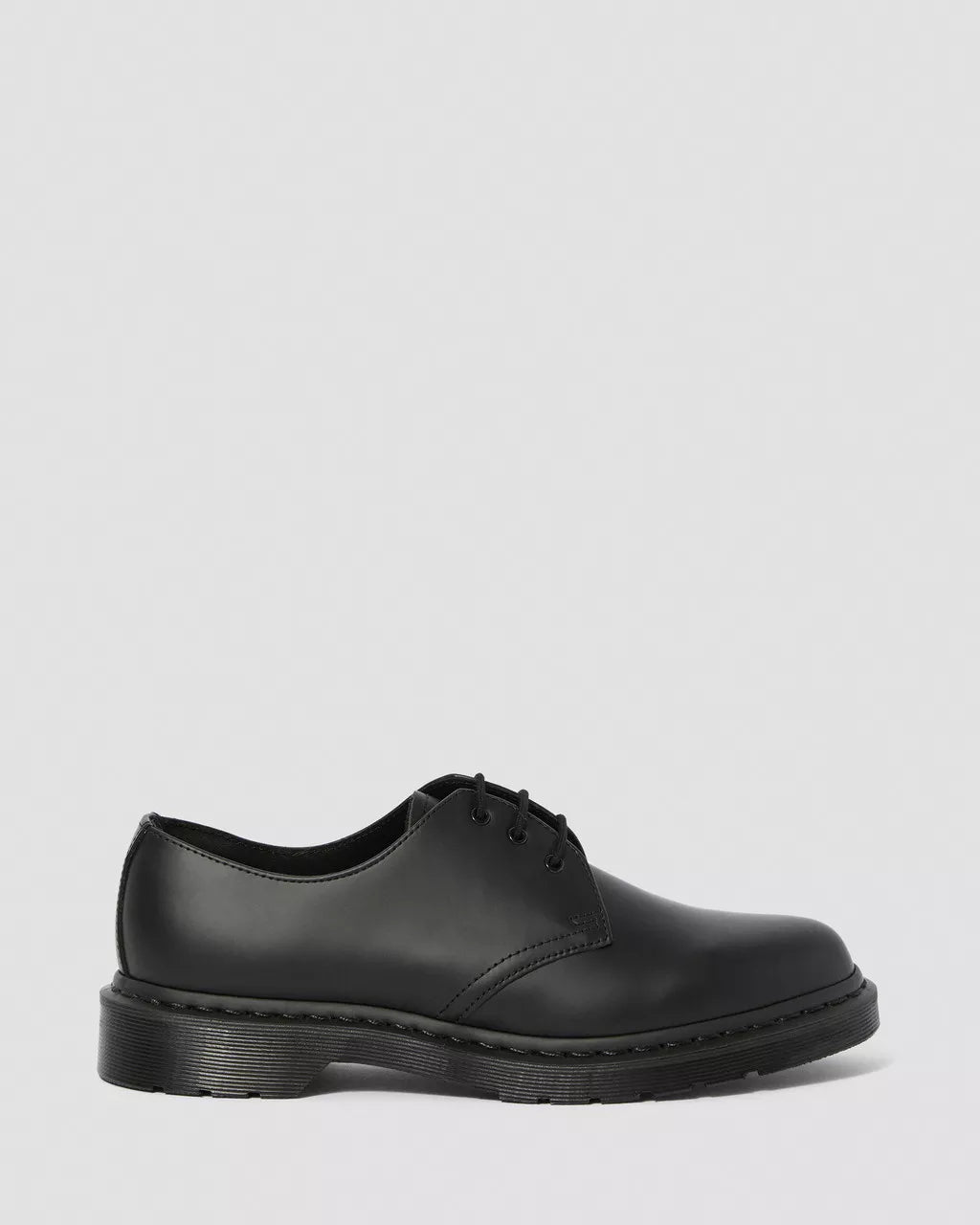 DR. MARTENS - Chaussures à lacets 1461 - Cuir smooth - Mono noir