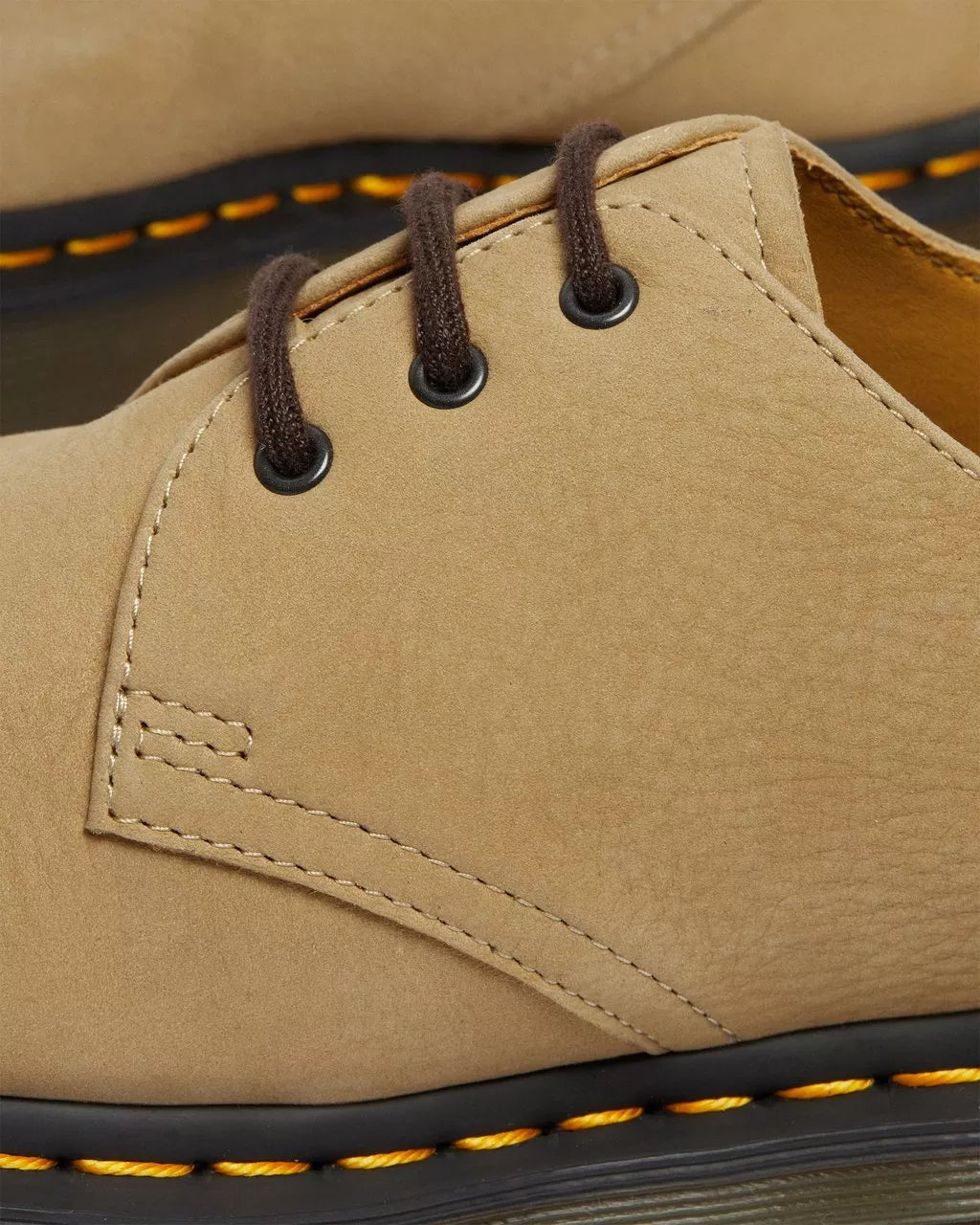 DR. MARTENS - Chaussures à lacets 1461 NUBUCK - Sable
