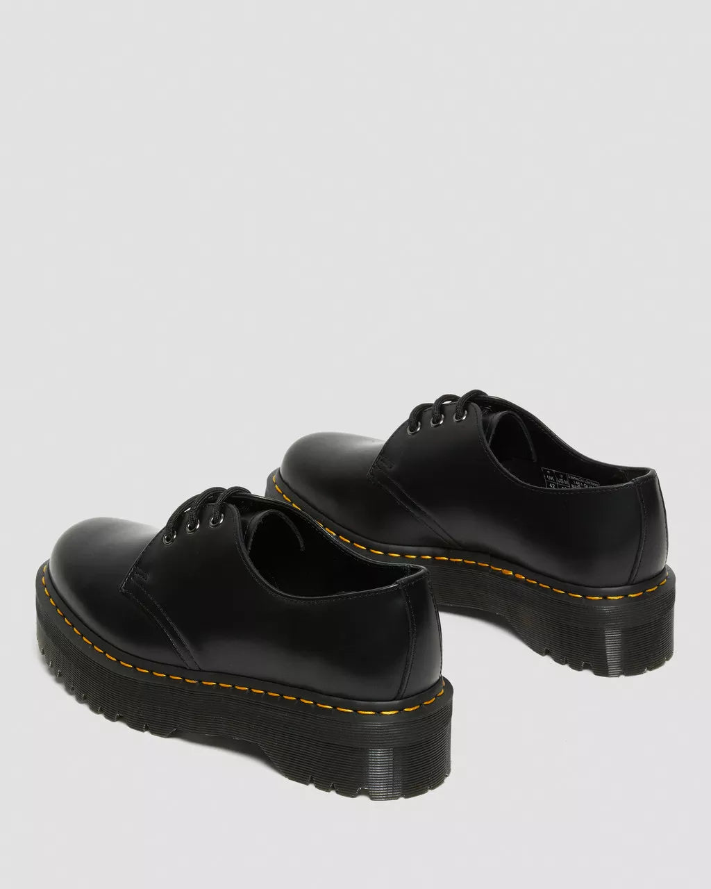 DR. MARTENS - Chaussures à lacets 1461 QUAD - Noir