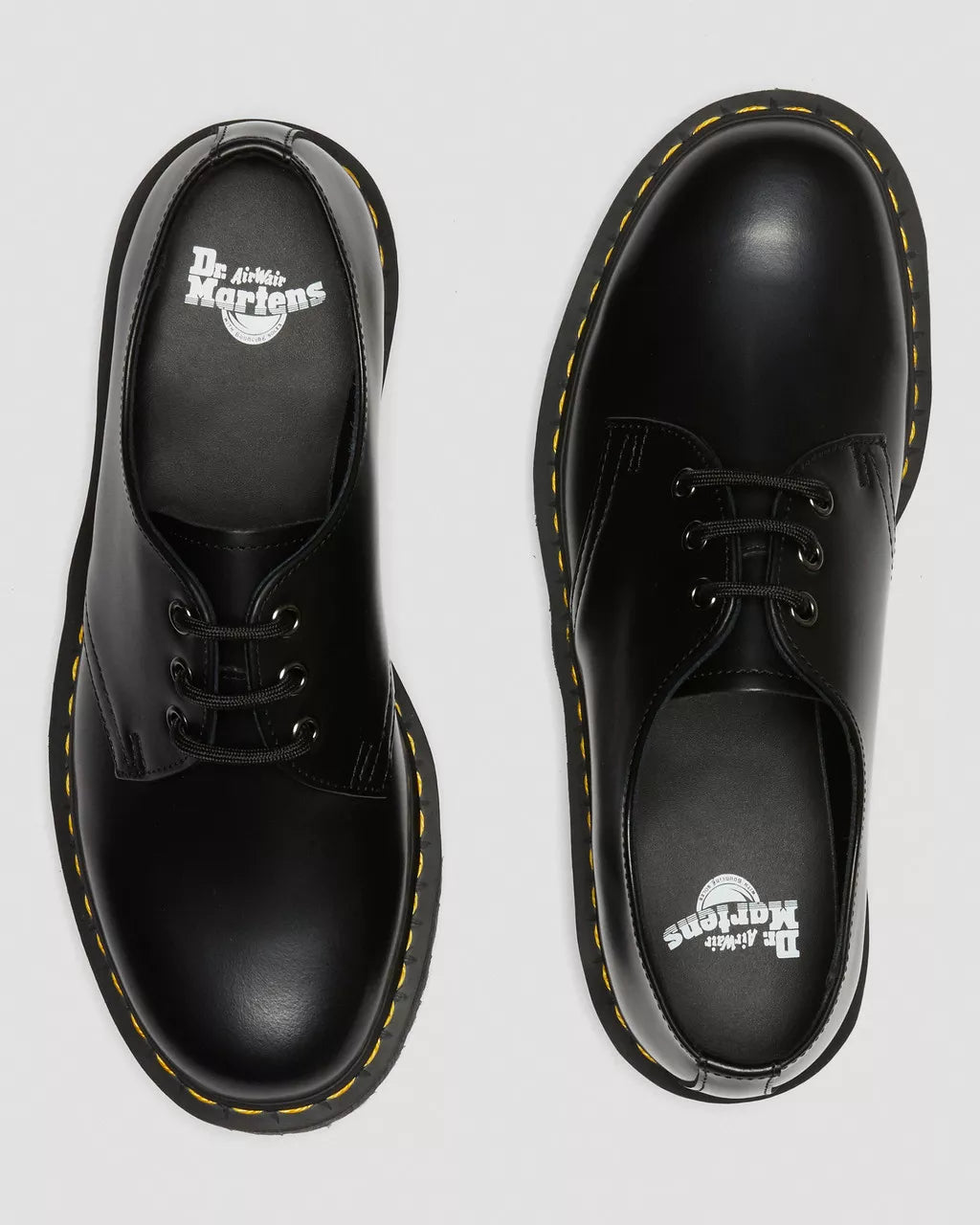 DR. MARTENS - Chaussures à lacets 1461 QUAD - Noir