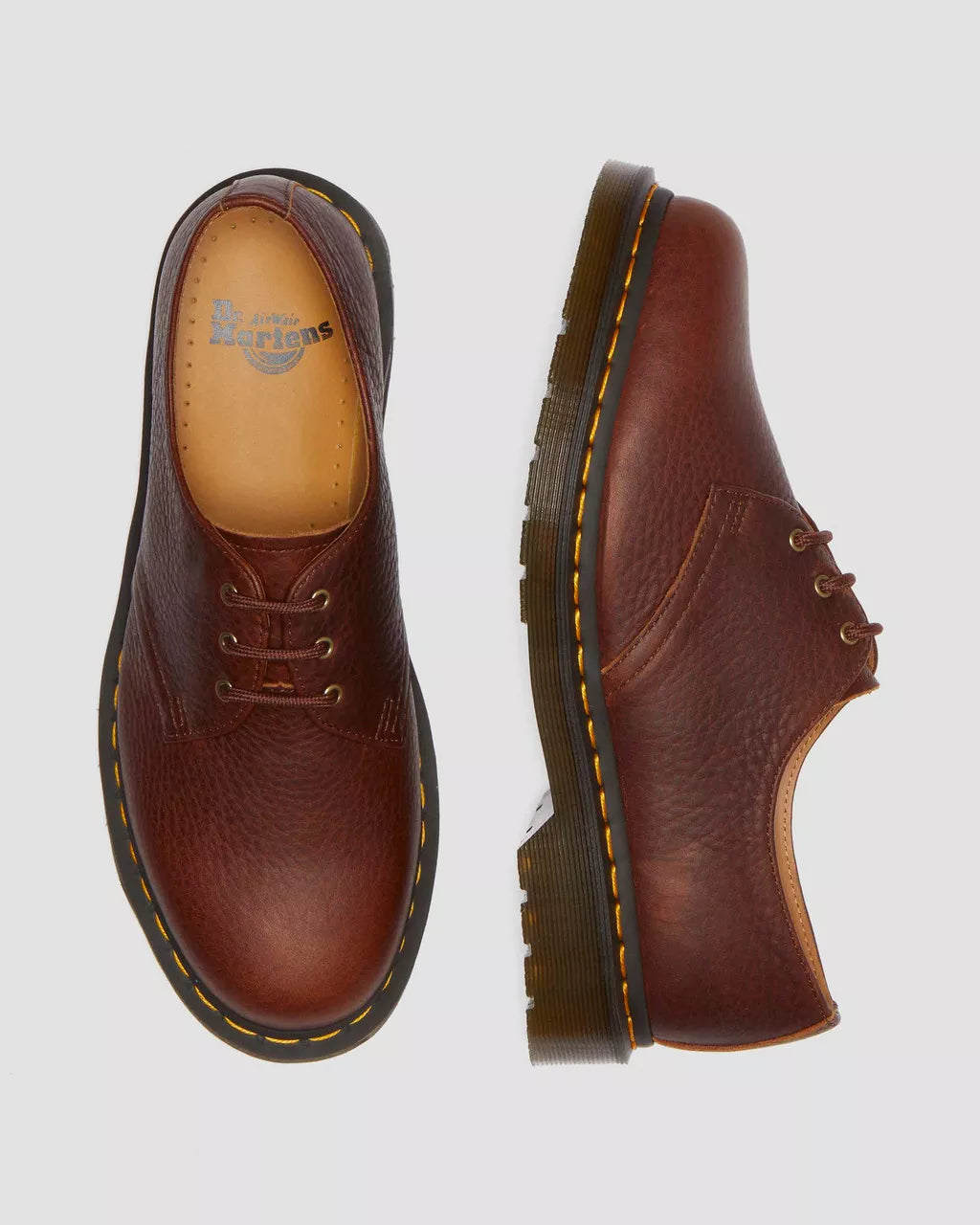 DR. MARTENS - Chaussures à lacets 1461 Z AMBASSADOR - Noix de cajou