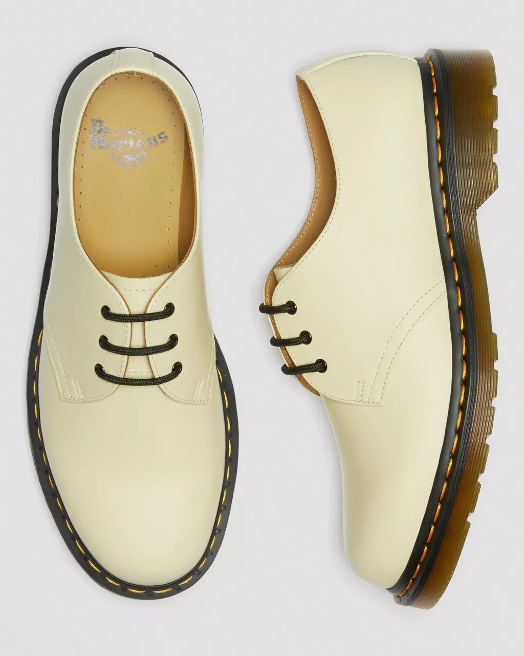 DR. MARTENS - Chaussures à lacets 1461 Z BSM - Crème