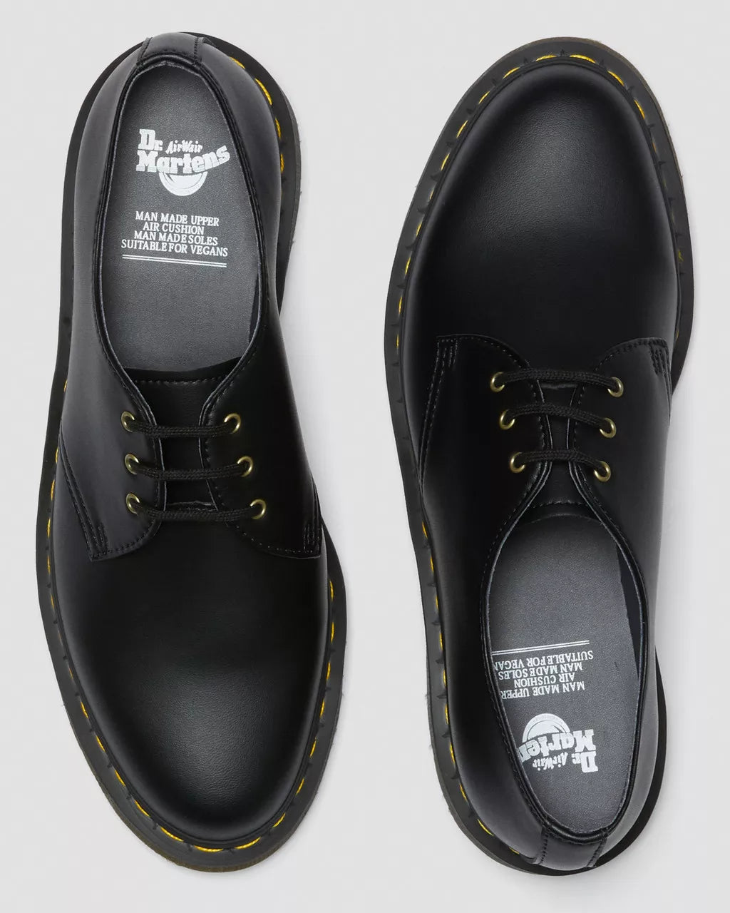 DR. MARTENS - Chaussures à lacets 1461 Z VEGAN - Noir