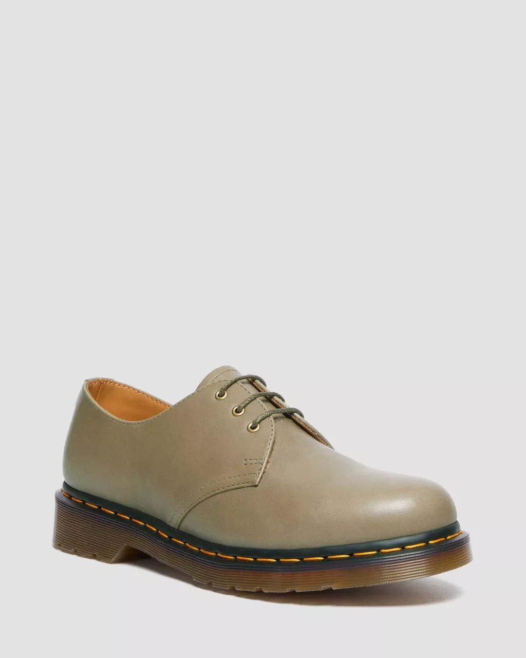DR. MARTENS - Chaussures à lacets 1461 CARRARA - Olive